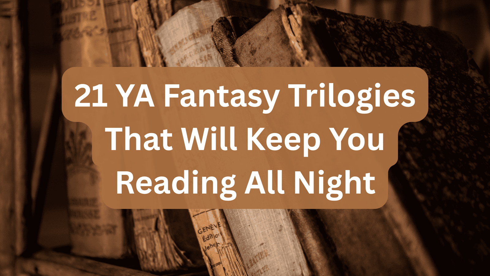YA Fantasy Trilogies