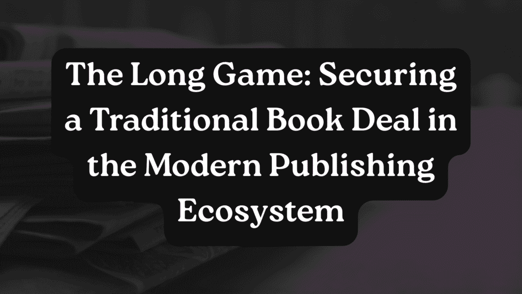 The Long Game: Securing a Traditional Book Deal in the Modern Publishing Ecosystem