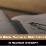 The Great Debate: Morning vs. Night Writing Rituals for Maximum Productivity